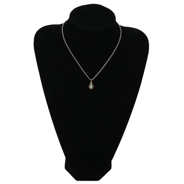 ノンブランド NON BRAND オパール ダイヤ ペンダントトップ イエローゴールド K18YG オパール ダイヤモンド ペンダントトップ 1Pダイヤ ネックレストップ