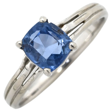 ノンブランド NON BRAND ブルーサファイア リング プラチナシルバー Pt900 サファイア リング 指輪 15号