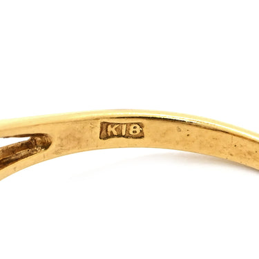 ノンブランド NON BRAND シトリンリング オレンジXイエローゴールド K18YG シトリン リング 指輪 750AU 18K 14号