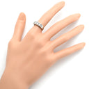 ノンブランド NON BRAND ダイヤリング プラチナシルバー Pt900 ダイヤモンド リング 指輪 5P 5粒 一文字 12号