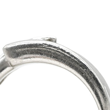 ノンブランド NON BRAND ダイヤリング プラチナシルバー Pt900 ダイヤモンド リング 指輪 1P 1粒 名前の刻印あり 10号