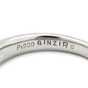 ノンブランド NON BRAND ダイヤリング プラチナシルバー Pt900 ダイヤモンド リング 指輪 1P 1粒 名前の刻印あり 10号