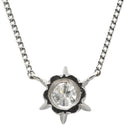 ノンブランド NON BRAND ダイヤペンダント プラチナシルバー Pt850 ダイヤモンド ネックレス 1P 1粒