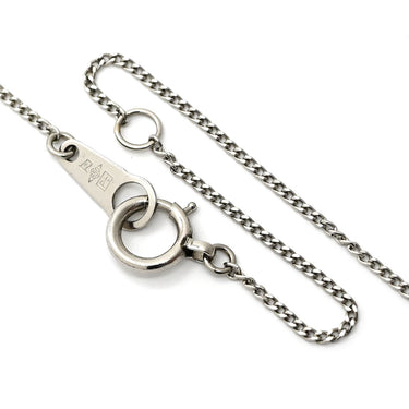 ノンブランド NON BRAND ダイヤペンダント プラチナシルバー Pt850 ダイヤモンド ネックレス 1P 1粒