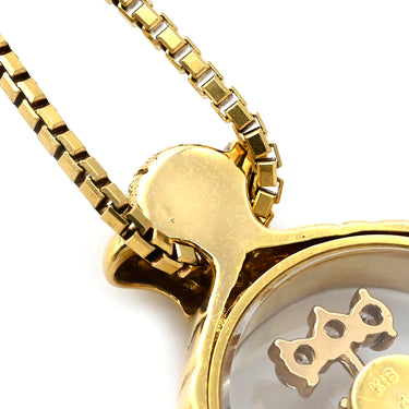 ノンブランド NON BRAND ダイヤペンダント イエローゴールド K18YG ダイヤモンド ネックレス 750 18K