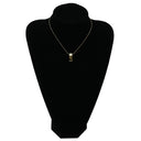 ノンブランド NON BRAND エメラルド ダイヤ イエローゴールド K18YG エメラルド ダイヤモンド ネックレス 750 18K ボールチェーン リバーシブル