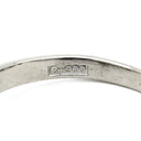 ノンブランド NON BRAND ダイヤリング プラチナシルバー Pt900 ダイヤモンド リング 指輪 V字 Vライン Pm900 8.5号