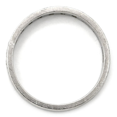 ノンブランド NON BRAND ダイヤリング プラチナシルバー Pt900 ダイヤモンド リング 指輪 7P 7粒 一文字 11号