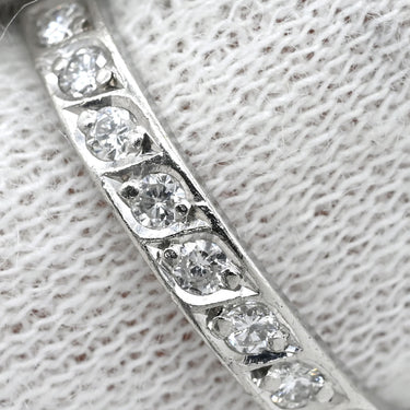 ノンブランド NON BRAND ダイヤリング プラチナシルバー Pt900 ダイヤモンド リング 指輪 7P 7粒 一文字 11号