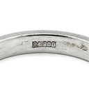 ノンブランド NON BRAND ダイヤリング プラチナシルバー Pt900 ダイヤモンド リング 指輪 7P 7粒 一文字 11号