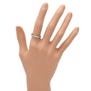 ノンブランド NON BRAND ダイヤリング プラチナシルバー Pt900 ダイヤモンド リング 指輪 7P 7粒 一文字 11号