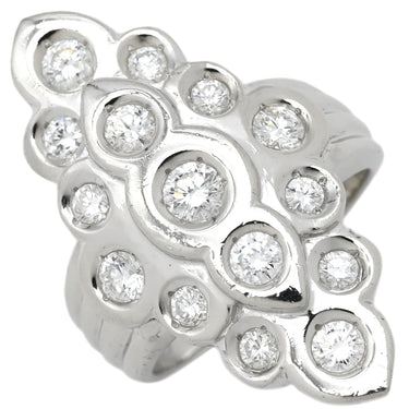 ノンブランド NON BRAND ダイヤリング プラチナシルバー Pt900 ダイヤモンド リング 指輪 13号