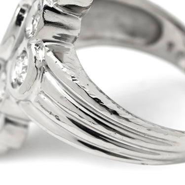 ノンブランド NON BRAND ダイヤリング プラチナシルバー Pt900 ダイヤモンド リング 指輪 13号