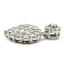 ノンブランド NON BRAND ハートモチーフ ダイヤモンド トップ プラチナシルバー Pt900 ダイヤモンド ペンダントトップ