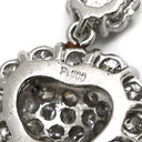 ノンブランド NON BRAND ハートモチーフ ダイヤモンド トップ プラチナシルバー Pt900 ダイヤモンド ペンダントトップ