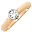 ノンブランド NON BRAND ダイヤリング ゴールド K14 ダイヤモンド リング 指輪 11.5号