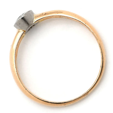 ノンブランド NON BRAND ダイヤリング ゴールド K14 ダイヤモンド リング 指輪 11.5号