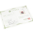 ノンブランド NON BRAND ルビー ダイヤリング イエローゴールド K18YG ルビー ダイヤモンド リング 指輪 レッド 赤 9号