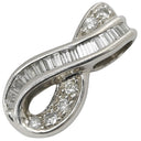 ノンブランド NON BRAND ダイヤ ペンダントトップ プラチナシルバー Pt900 ダイヤモンド ペンダントトップ ペンダントヘッド Pt