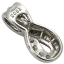 ノンブランド NON BRAND ダイヤ ペンダントトップ プラチナシルバー Pt900 ダイヤモンド ペンダントトップ ペンダントヘッド Pt