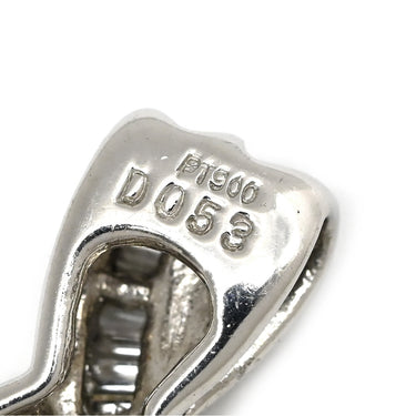 ノンブランド NON BRAND ダイヤ ペンダントトップ プラチナシルバー Pt900 ダイヤモンド ペンダントトップ ペンダントヘッド Pt