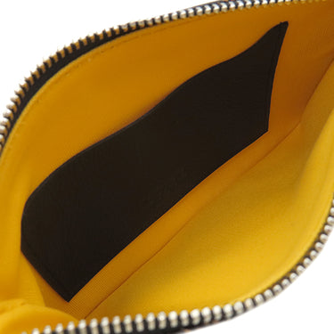 ゴヤール GOYARD セナ ブラック ゴヤールディンキャンバス ポーチ シルバー金具 黒 ヘリンボーン柄