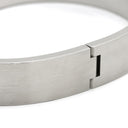 エルメス HERMES バングル ジェット ブラック×シルバー メタル エナメル ブレスレット H