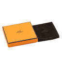 エルメス HERMES バングル ジェット ブラック×シルバー メタル エナメル ブレスレット H