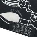 エルメス HERMES ツイリー プルーン×ブラック×ホワイト シルク スカーフ 【LES FLACONS BANDANA/香水瓶】
