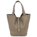 エルメス HERMES ピコタンロックMM エトゥープ トリヨンクレマンス ハンドバッグ ゴールド金具 新品 未使用 グレージュ