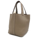 エルメス HERMES ピコタンロックMM エトゥープ トリヨンクレマンス ハンドバッグ ゴールド金具 新品 未使用 グレージュ