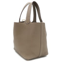 エルメス HERMES ピコタンロックMM エトゥープ トリヨンクレマンス ハンドバッグ ゴールド金具 新品 未使用 グレージュ