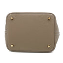 エルメス HERMES ピコタンロックMM エトゥープ トリヨンクレマンス ハンドバッグ ゴールド金具 新品 未使用 グレージュ