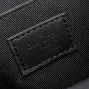 ルイヴィトン LOUIS VUITTON LV アエログラム フォンポーチ M57089 ブラック グレインレザー ショルダーバッグ マットブラック金具 黒 ポシェット 斜め掛け