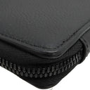 ルイヴィトン LOUIS VUITTON LV アエログラム フォンポーチ M57089 ブラック グレインレザー ショルダーバッグ マットブラック金具 黒 ポシェット 斜め掛け