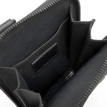 ルイヴィトン LOUIS VUITTON LV アエログラム フォンポーチ M57089 ブラック グレインレザー ショルダーバッグ マットブラック金具 黒 ポシェット 斜め掛け