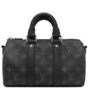 ルイヴィトン LOUIS VUITTON キーポル バンドリエール 25 M46271 モノグラムエクリプス モノグラムエクリプス リバースキャンバス 2WAYバッグ シルバー金具 黒 グレー