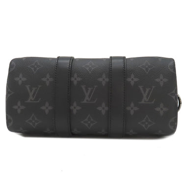 ルイヴィトン LOUIS VUITTON キーポル バンドリエール 25 M46271 モノグラムエクリプス モノグラムエクリプス リバースキャンバス 2WAYバッグ シルバー金具 黒 グレー