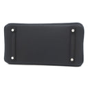 エルメス HERMES バーキン30 ブラック トゴ ハンドバッグ マットシルバー金具 黒