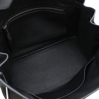 エルメス HERMES バーキン30 ブラック トゴ ハンドバッグ マットシルバー金具 黒