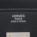 エルメス HERMES バーキン30 ブラック トゴ ハンドバッグ マットシルバー金具 黒