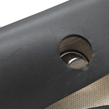 エルメス HERMES エールバッグPM 31 ナチュラル×ブラック トワルアッシュ トワルオフィシエ ヴァッシュハンター 2WAYバッグ マットシルバー金具 黒