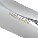ジョンロブ John Lobb トラベル メタル シューホーン シルバー×ブラック レザー メタル 小物 携帯靴べら 折り畳み シルバー
