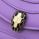 ブルガリ BVLGARI セルペンティ フォーエバー バッグチャーム パープル レザー バッグチャーム ゴールド金具 紫