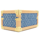 ルイヴィトン LOUIS VUITTON コフレ トレゾール 24 M24572 モノグラムデニム モノグラムデニム 小物 ゴールド金具 青 ジュエリーケース