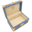 ルイヴィトン LOUIS VUITTON コフレ トレゾール 24 M24572 モノグラムデニム モノグラムデニム 小物 ゴールド金具 青 ジュエリーケース
