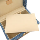 ルイヴィトン LOUIS VUITTON コフレ トレゾール 24 M24572 モノグラムデニム モノグラムデニム 小物 ゴールド金具 青 ジュエリーケース
