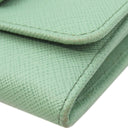 プラダ PRADA リボン フラップ ウォレット 1MH132 アクアマリーナ サフィアーノレザー 長財布 シルバー金具 緑 SAFFIANO FIOCCO