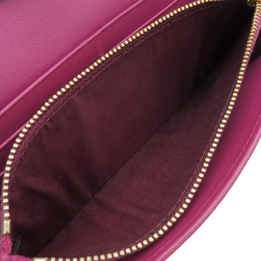 プラダ PRADA テスート キルティング ウォレット 1MH132 IBISCO ナイロン 長財布 ゴールド金具 赤 二つ折り ロゴ パスケース欠品