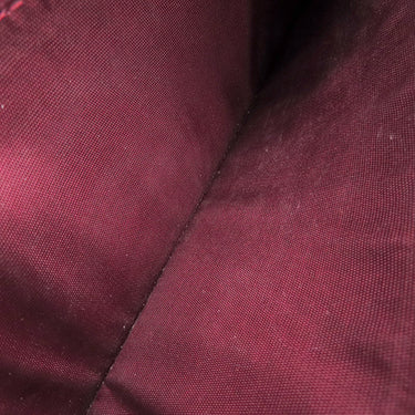 プラダ PRADA テスート キルティング ウォレット 1MH132 IBISCO ナイロン 長財布 ゴールド金具 赤 二つ折り ロゴ パスケース欠品